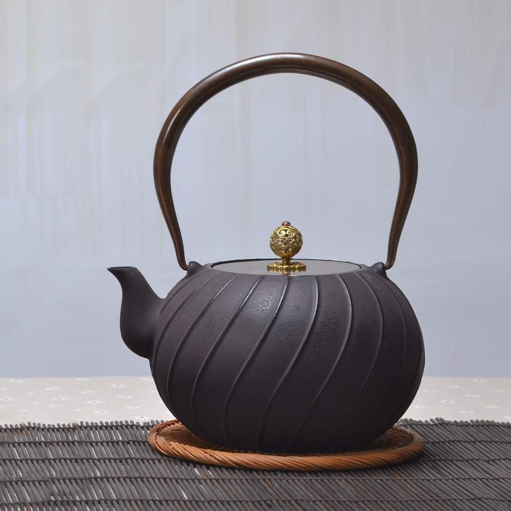 Premium Ceramic Tea Set with Cast Iron Pot - 1.2L Uncoated Southern Style Iron Teapot for Boiling Water | Perfect for Tea Ceremonies, Home Brewing & Gifts
