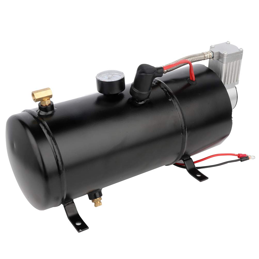3 Trumpet Electric Train Air Horn Kit with 150 PSI Air Compressor - 12V Loud Vehicle Horn for Trucks, Cars, Boats & Motorcycles - Perfect for Emergency Alerts & Off-Road Adventures