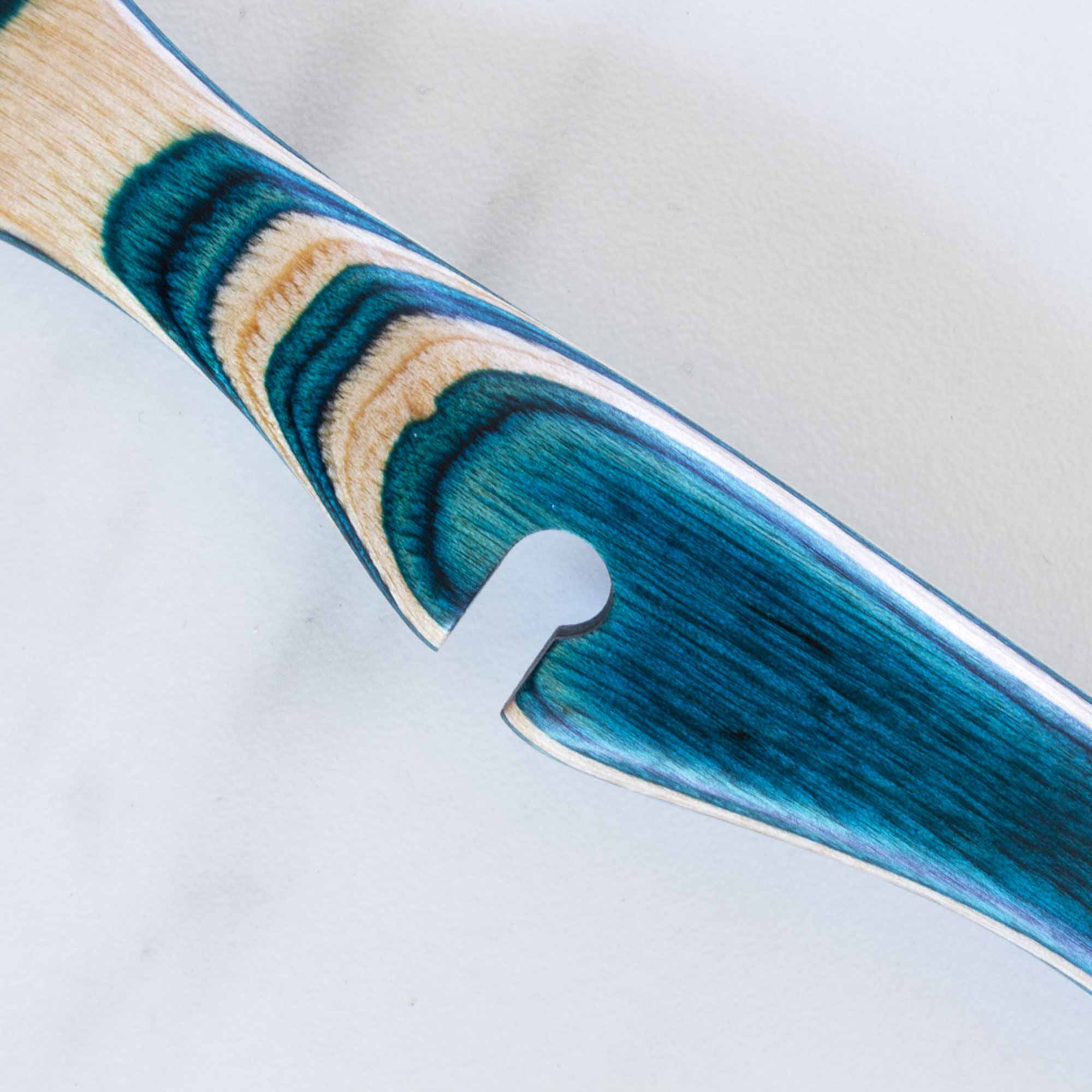 Baltique® Mykonos Collection Notched Cooking Spoon - Wooden Kitchen Utensil for Sauteing, Stirring & Serving - Perfect for Pasta, Soup & Salad
