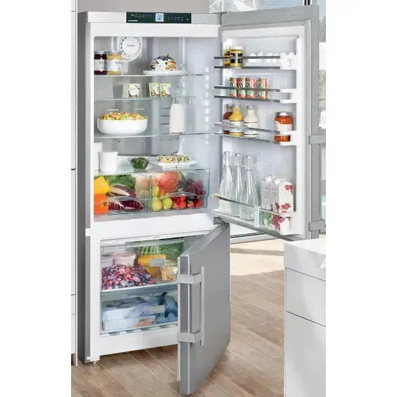 Liebherr 368 Litre Freestanding Bottom Mount Refrigerator - Stainless Steel | Energy Efficient, Spacious Design for Modern Kitchens | Perfect for Home, Office & Restaurant Use