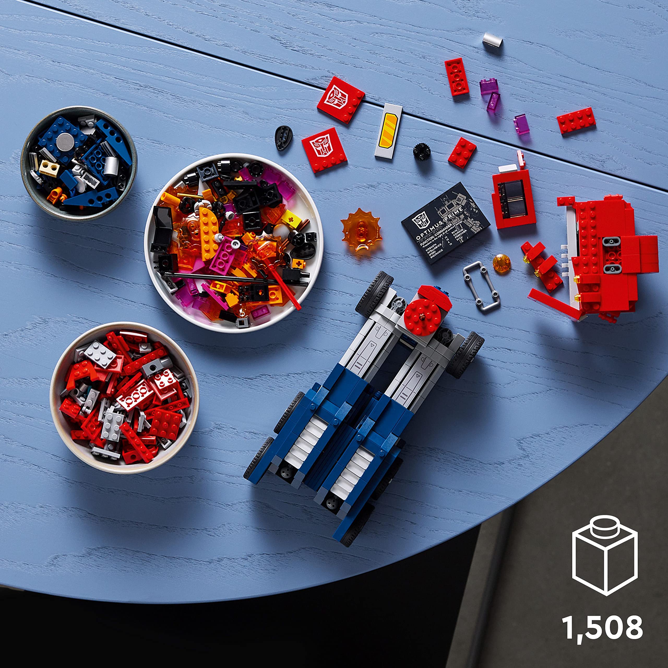 LEGO Icons Optimers Prime 10302 Transformers Building Set - Collectible 2-in-1 Robot & Truck Model Kit for Adults | Perfect for Display, Play & Gift | Home Decor, Office Display & Fan Collection