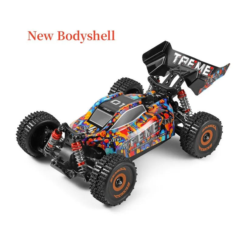 WLtoys 184016 75km/h High Speed Electric 4WD 2.4G Brushless RC Racing Car - Off Road Drifting Remote Control Vehicle for Adults & Kids | Ideal for Backyard Racing, Trail Adventures & RC Car Competitions
