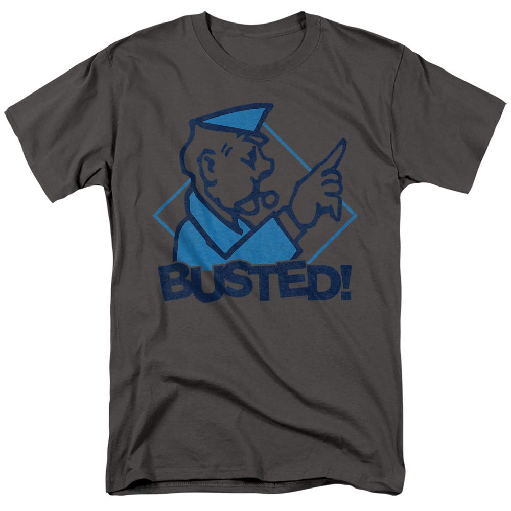 Monopoly Busted Unisex Adult T-Shirt for Men & Women - Funny Board Game Inspired Tee for Casual Wear & Gamer Gifts