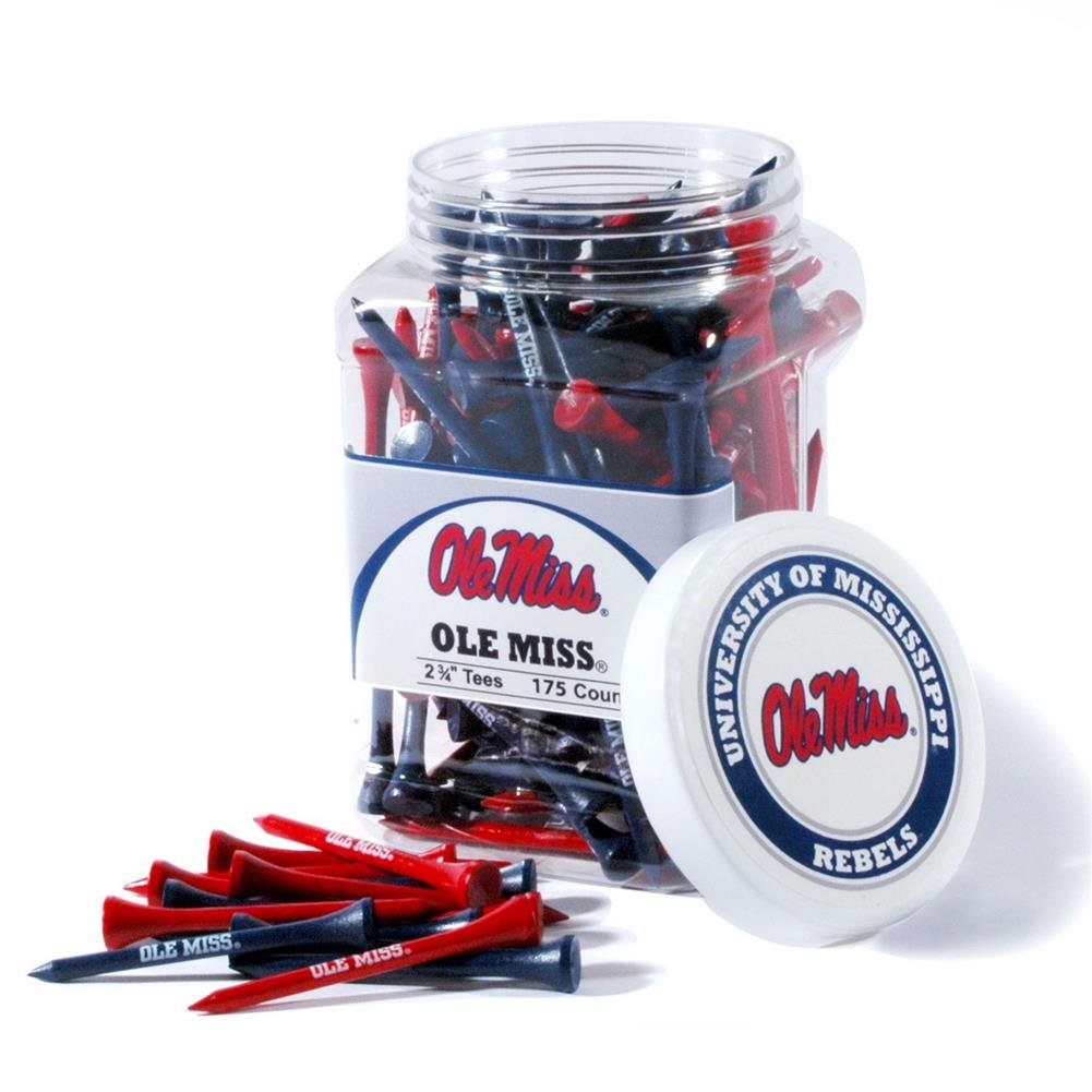 NCAA Golf Tees Jar - 175 Unisex Tees for Practice & Tournaments