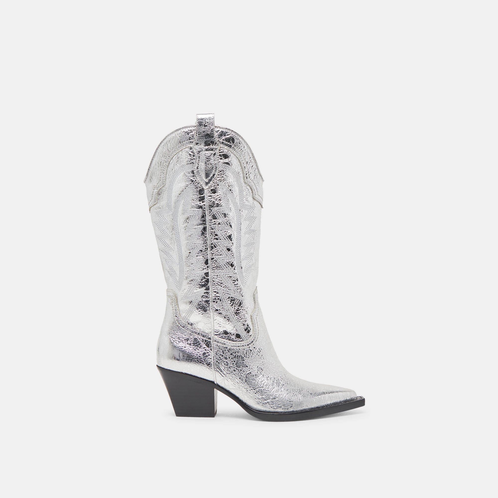 RYLAND BOOTS - Silver Distressed Leather Cowboy Boots for Men & Women | Western Style Riding Boots for Country, Rodeo & Outdoor Adventures