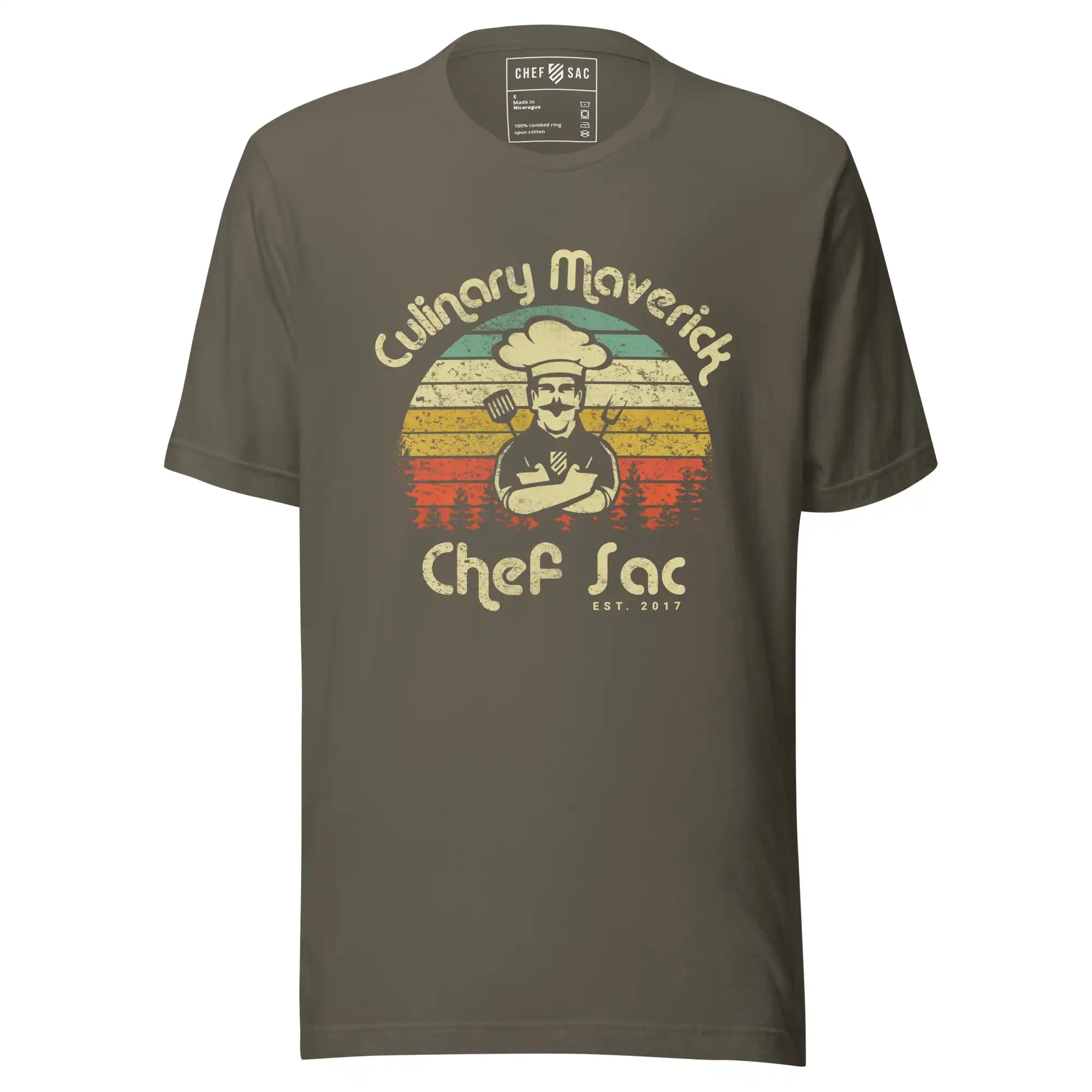 Grill Chef T-Shirt - Premium Cotton BBQ Cooking Tee for Men & Women - Perfect for Grilling, BBQ Parties & Outdoor Cooking