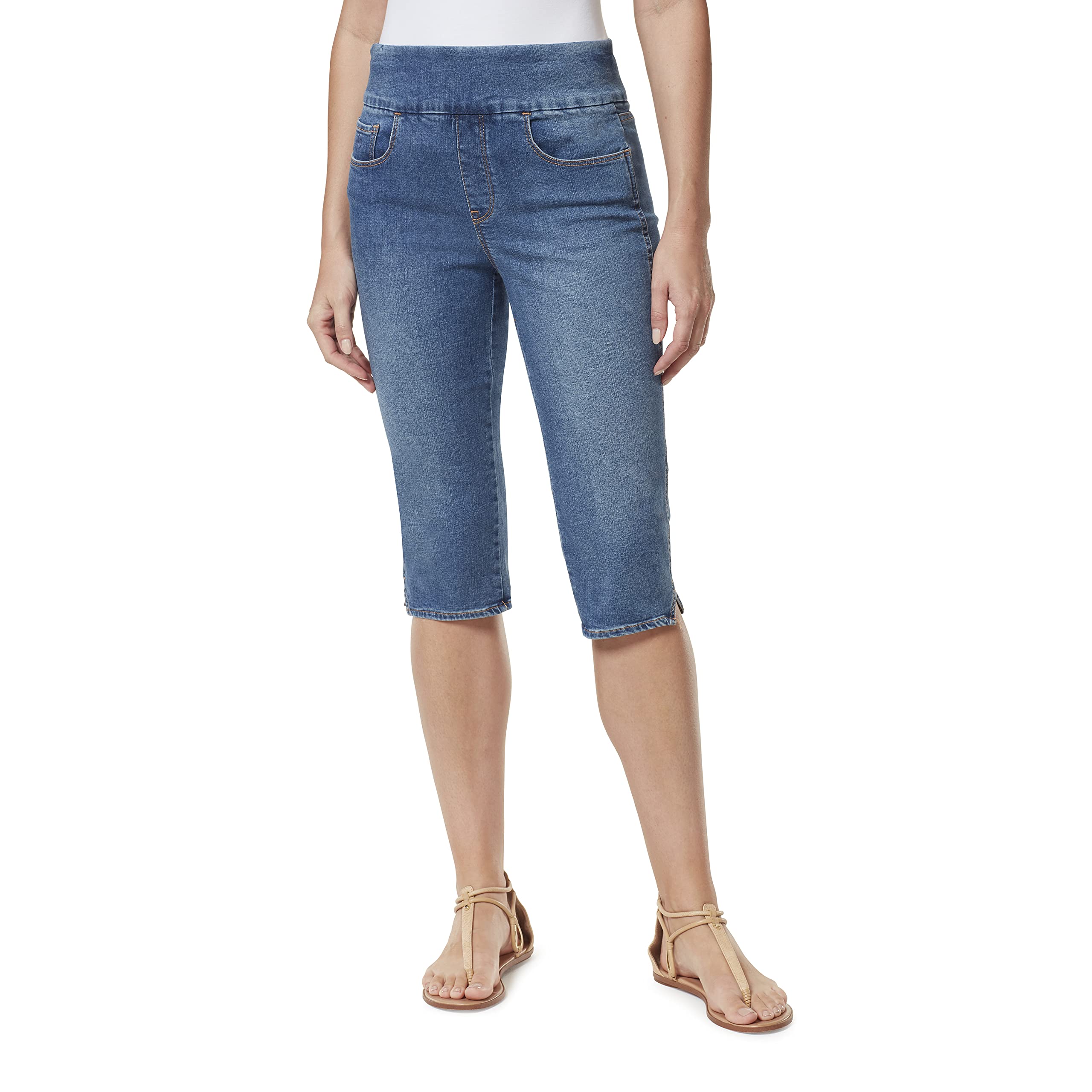 Gloria Vanderbilt Women's Amanda Skimmer Shorts for Casual Wear