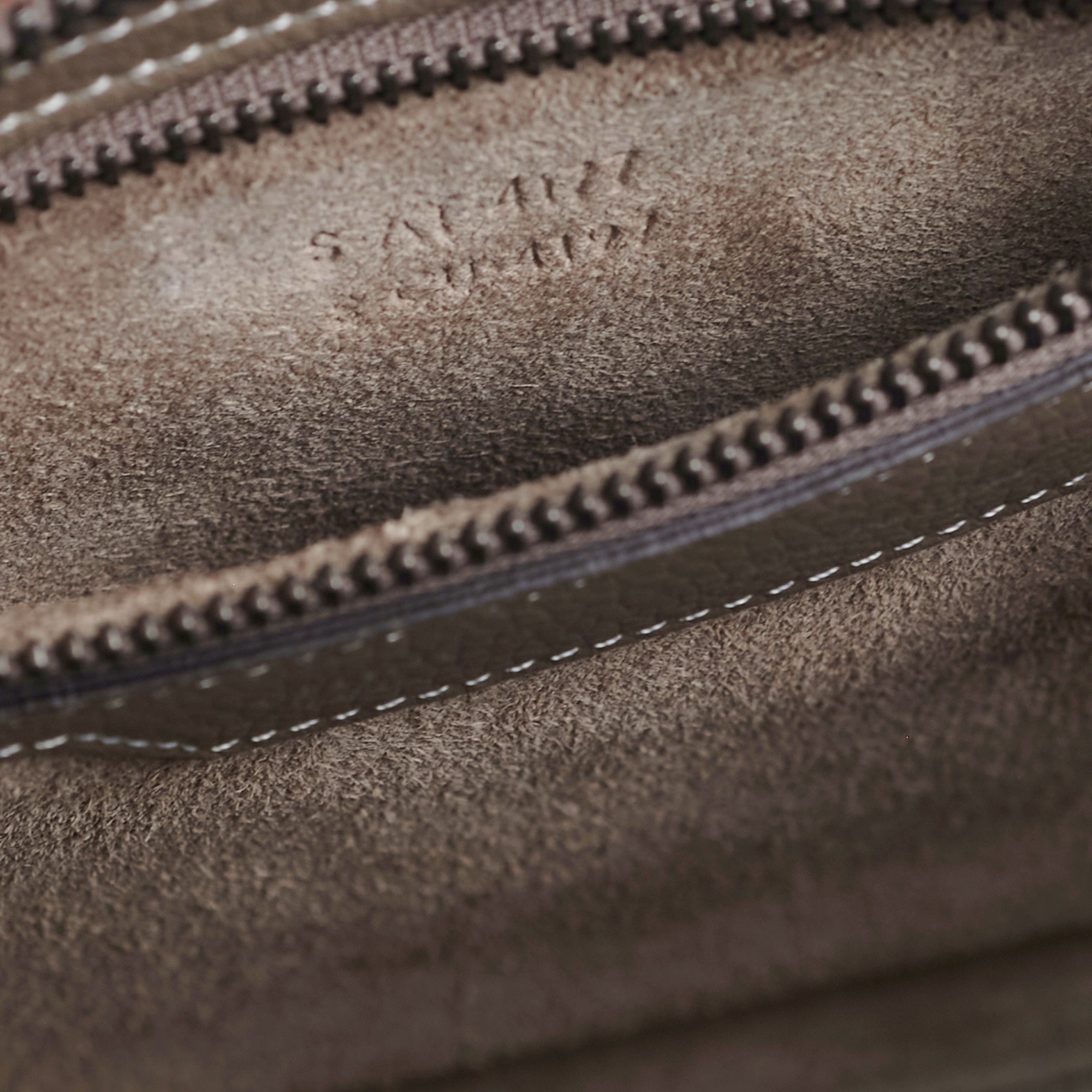 Celine Micro Luggage Bag in Soft Calfskin Leather - Souris Gray | Stylish Crossbody Purse for Women, Perfect for Work, Travel & Everyday Use