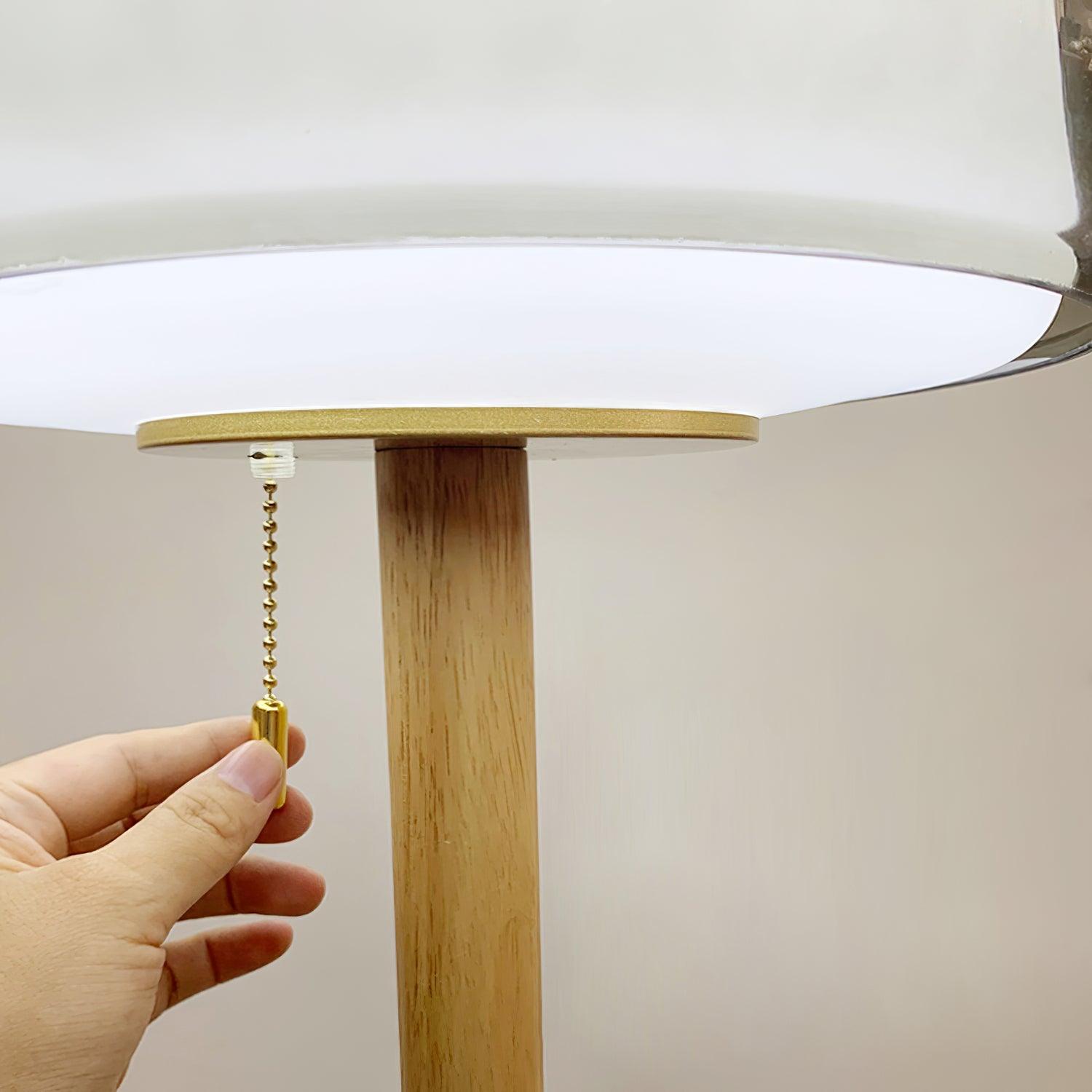 Mona Glass Table Lamp - Modern Decorative Lighting for Living Room, Bedroom & Office - Elegant Home Decor & Ambient Light