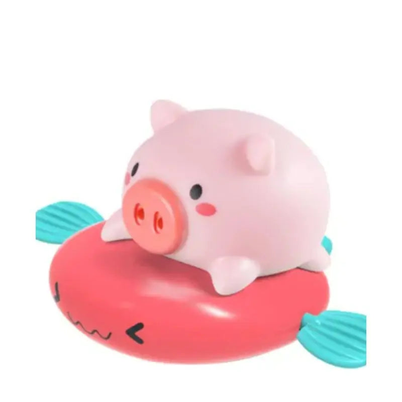 Kids Pig Wind-Up Bath Toy | Fun Swimming Pool & Bathtub Toy for Toddlers & Babies - Perfect for Baby Showers, Bath Time & Pool Play