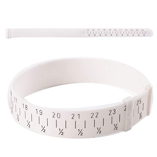 **Adjustable Plastic Bracelet Sizer Tool - Accurate Wrist Measurement Gauge for Jewelry, Bangles & Bracelets | Perfect for Jewelry Making, Crafting & Online Sizing**