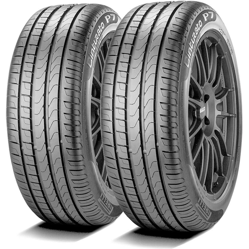 Pirelli Cinturato P7 225/45R17 91Y High Performance All-Season Passenger Tire - Perfect for Sedans & Coupes on Wet & Dry Roads