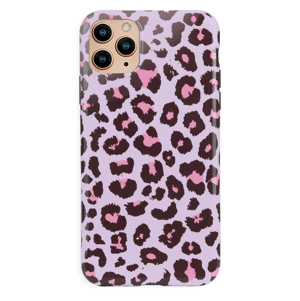 Stylish Pink Leopard Print iPhone Case - Trendy Protective Cover for iPhone Models | Perfect Gift for Women & Girls | Great for Everyday Use, Travel & Fashion Accessories