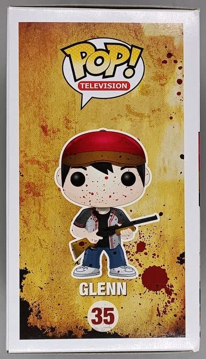 Funko Pop The Walking Dead TV Glenn Bloody Variant - Exclusive MoAF Collectible Figure - Perfect for Horror Fans & Comic Con Displays
