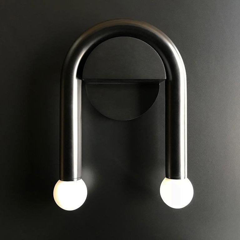 Modern C-Shaped Wall Lamp - Sleek LED Sconce Light for Bedroom, Living Room & Hallway - Dimmable Ambient Lighting for Home Decor & Cozy Atmosphere