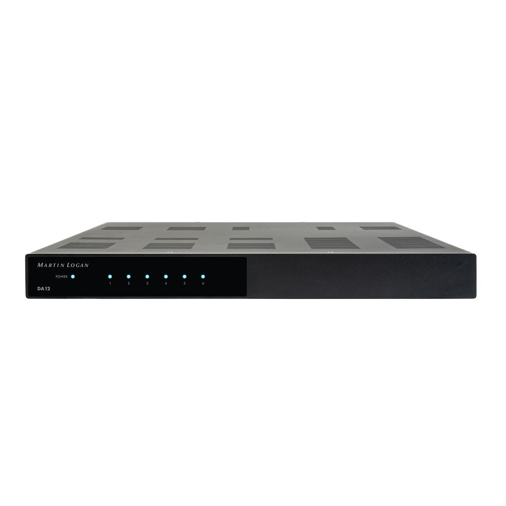 Martin Logan DA12 Multi Room Distribution Amplifier - High-Performance 12-Zone Audio System for Whole Home Music Streaming | Perfect for Home Theater & Multi-Room Entertainment