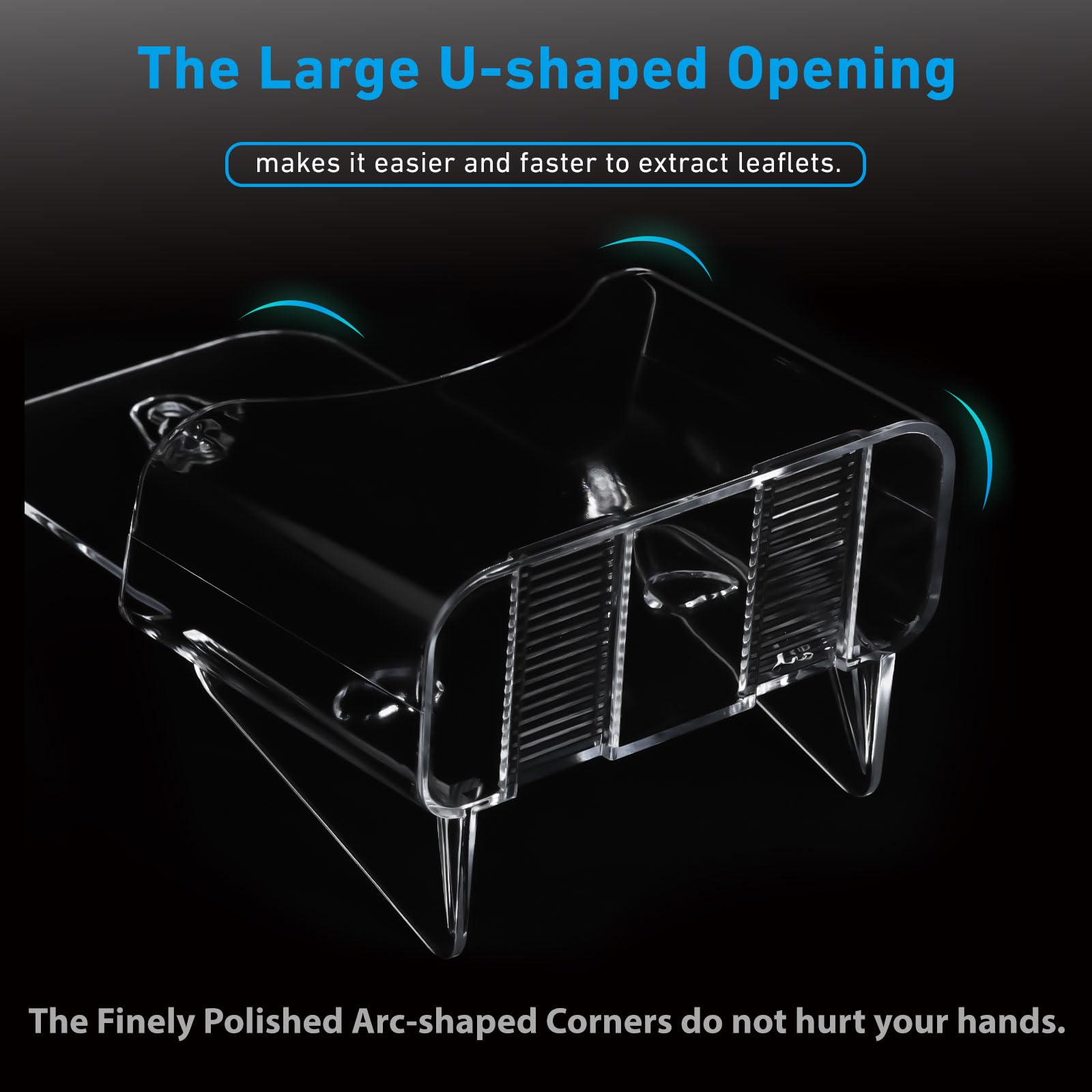 4x9 Inches Clear Acrylic Brochure Holder - Slant Back Design for Flyers, Pamphlets & Signs | Durable Plastic Table Display Stand for Office, Home & Store | 2 Pack | Perfect for Menus, Promotions & Information Displays