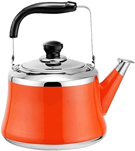 Premium Stainless Steel Whistling Tea Kettle for Stovetop - Mirror Finish, Folding Handle, Fast Boiling - Perfect for Home, Office & Camping Tea Brewing