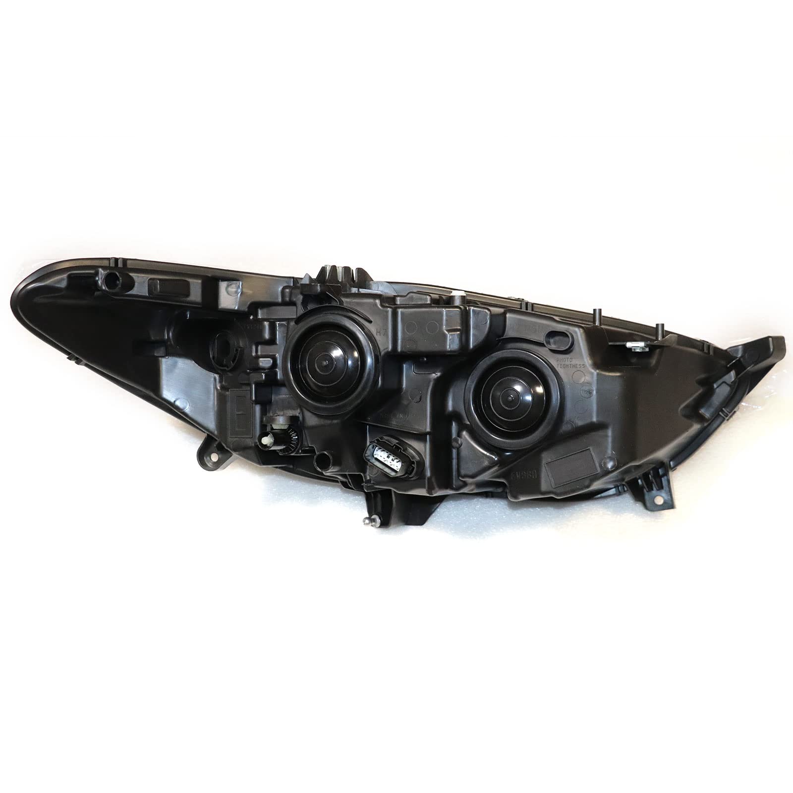 Ford Fusion Halogen Headlight Assembly - Left Driver Side (2013-2016 Models) | Black Housing | Part# FO2503304, DS7Z13008B | US Stock | Perfect for Night Driving & Foggy Conditions
