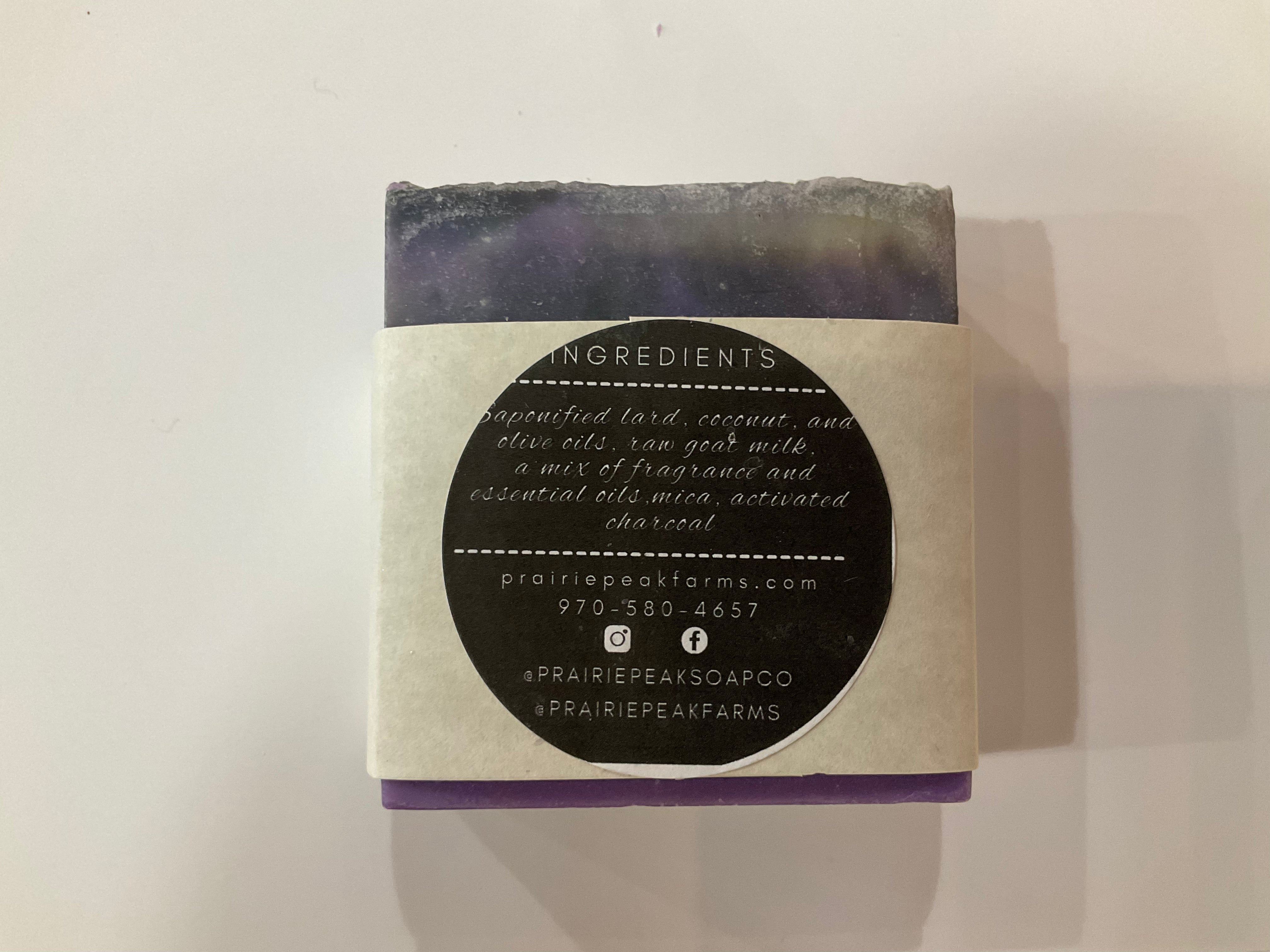 Handmade Artisan Goat Milk Soap with Black Raspberry & Vanilla - Natural Moisturizing Bar for Sensitive Skin - Perfect for Daily Face & Body Cleansing, Gift Idea