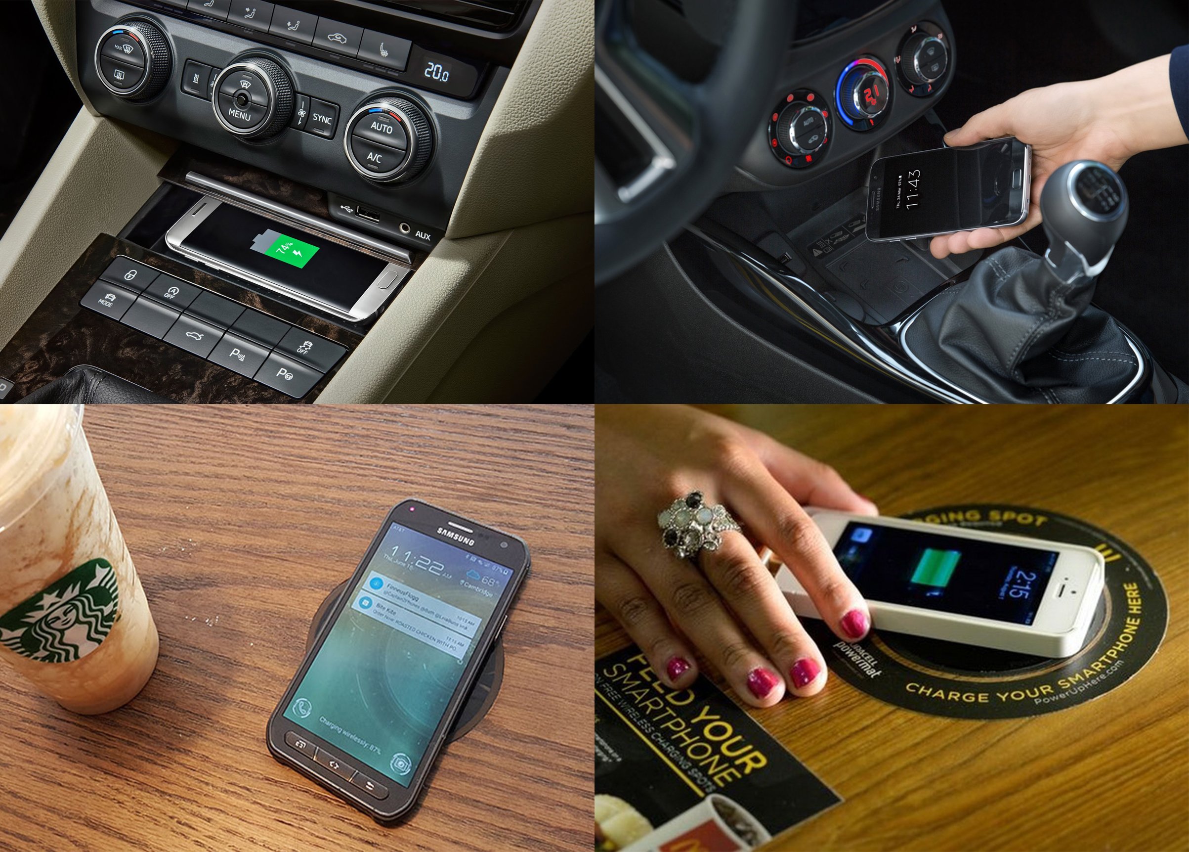 YOUSHARES Qi Wireless Charging Receiver for Samsung Galaxy Note 4 - Built-in Module Card Enables Universal Wireless Charging | Perfect for Home, Office & Travel Use with Any Qi-Compatible Charger