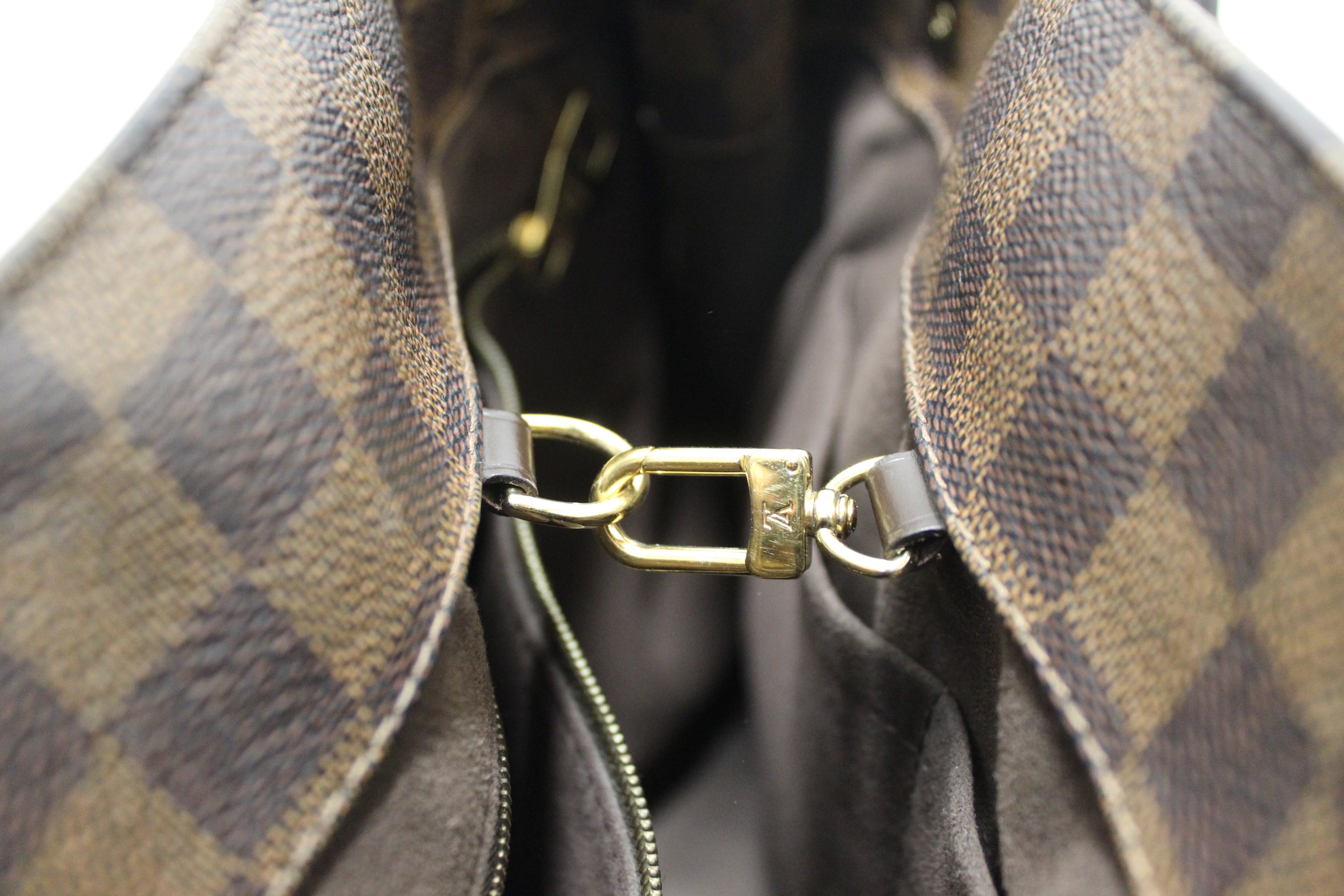 Authentic Louis Vuitton Damier Ebene Marylebone PM Shoulder Bag for Women - Luxury Designer Handbag with Crossbody Strap, Perfect for Work, Travel & Everyday Use