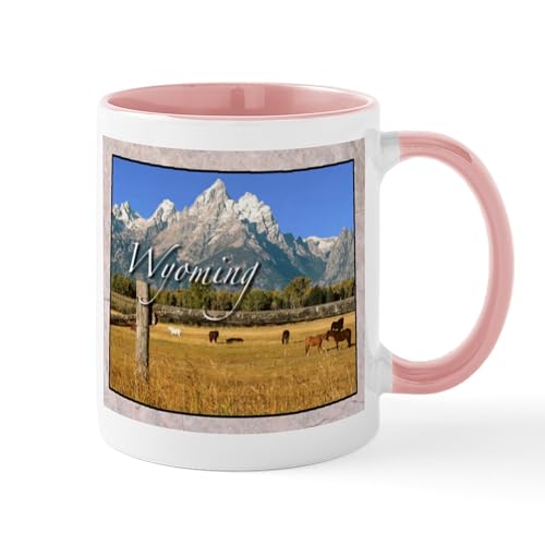 White/Pink Inside - Wyoming Mugs