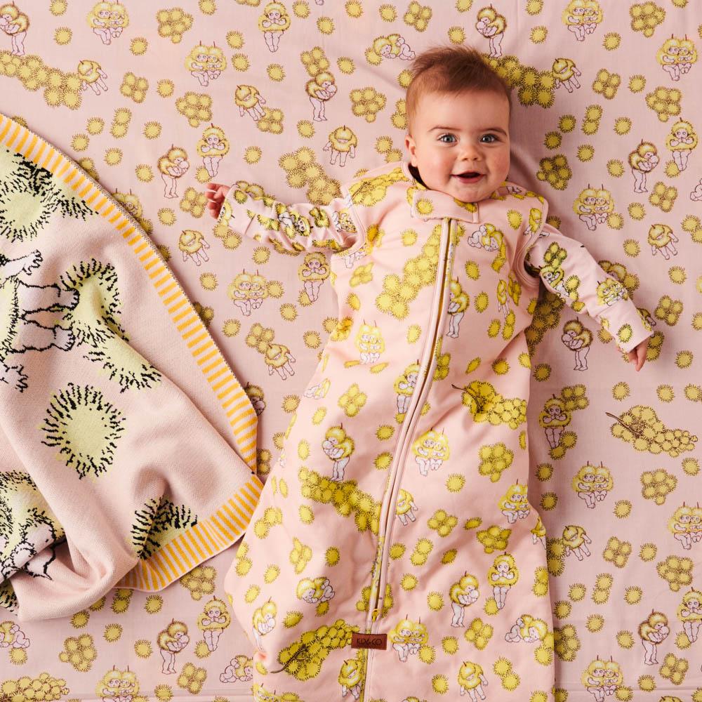 Wattle Dance Pink Sleeping Bag - Ultra Soft & Lightweight for Camping, Travel, Sleepovers - Perfect for Kids & Adults Outdoor Adventures