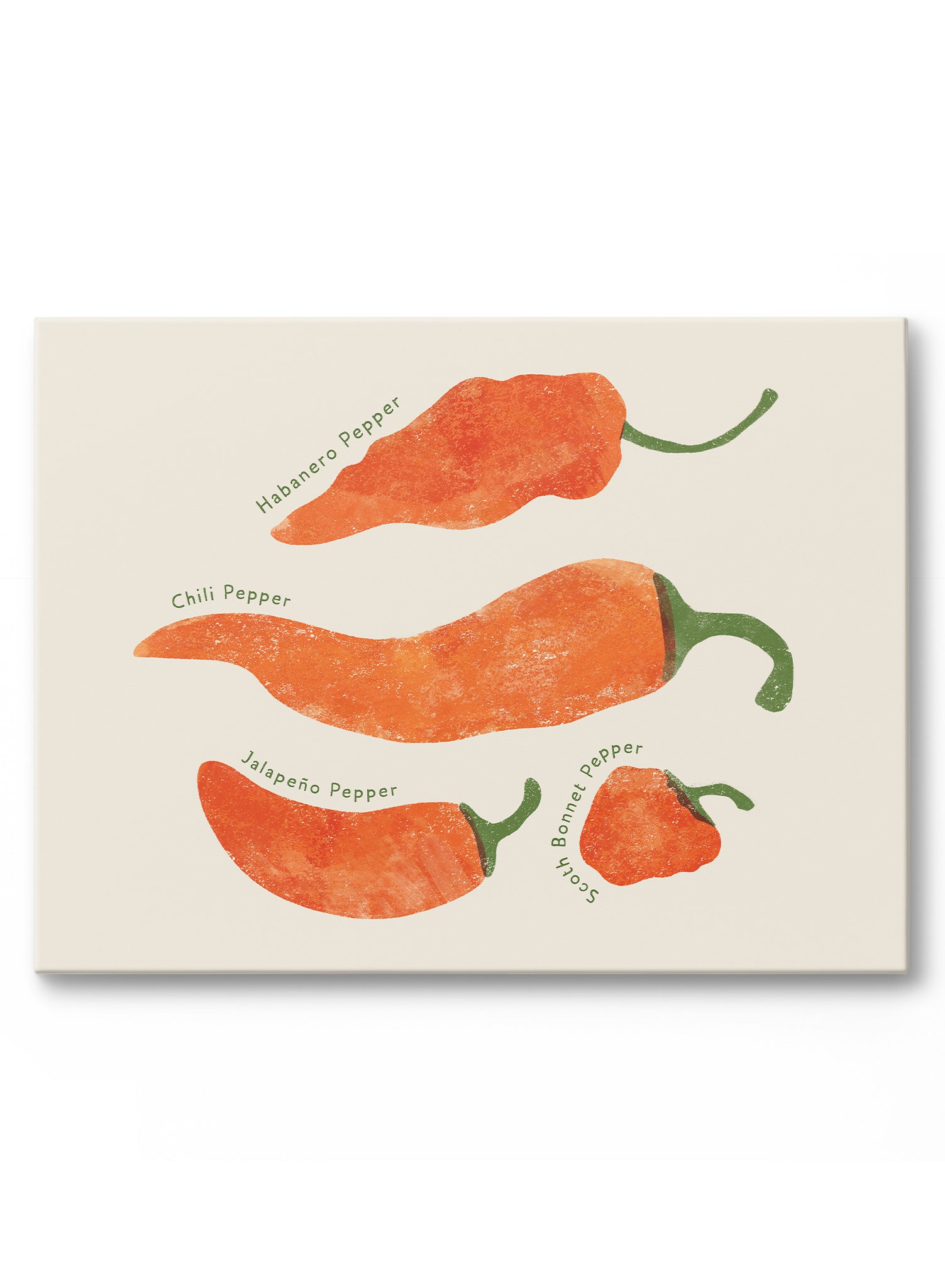 Scoville Scale Peppers Poster - Spicy Heat Level Chart for Chili Peppers - Perfect for Kitchen Decor, Cooking Enthusiasts & Hot Sauce Lovers