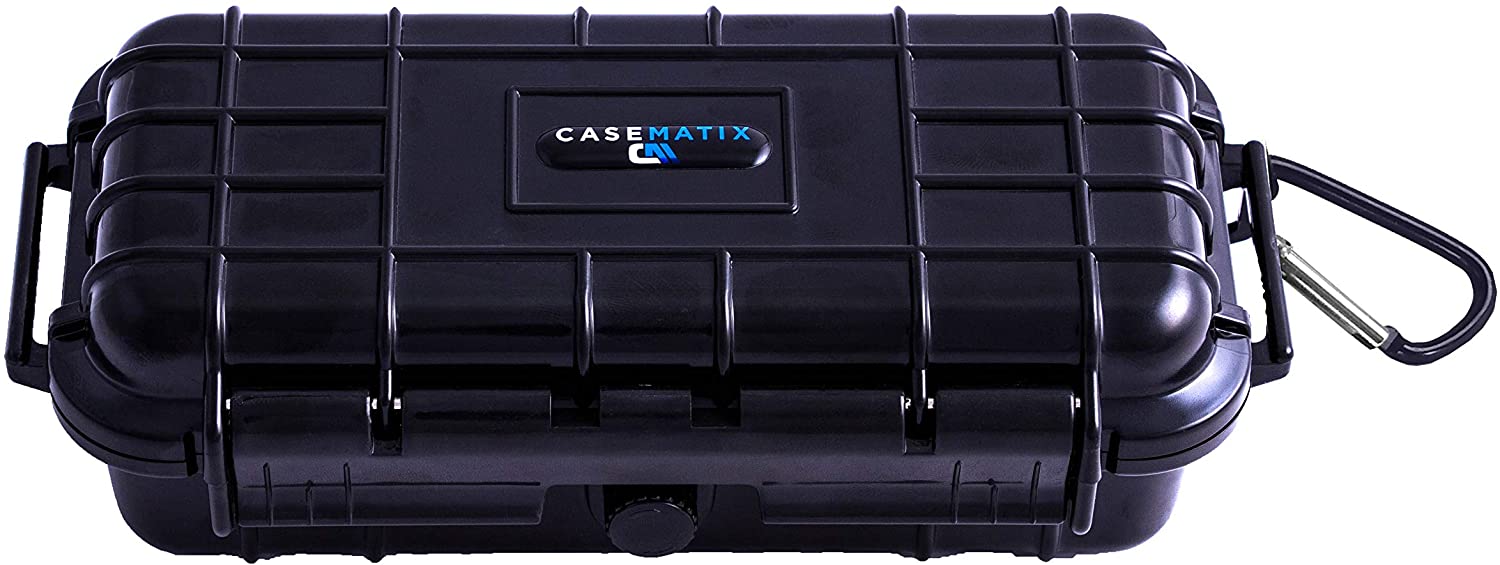 CASEMATIX 7 Inch Waterproof 360 Action Camera Case - Shockproof Protective Cover for Ricoh Theta Z1 360 Degree Camera - Perfect for Outdoor Adventures, Water Sports & Travel Photography