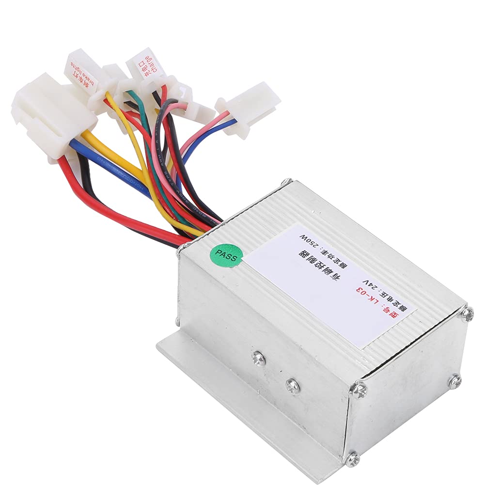 24V 250W Brushed Motor Controller for Electric Bikes, E-Bikes & Tricycles - Durable Speed Control for Commuting, Leisure Riding & Cargo Transport