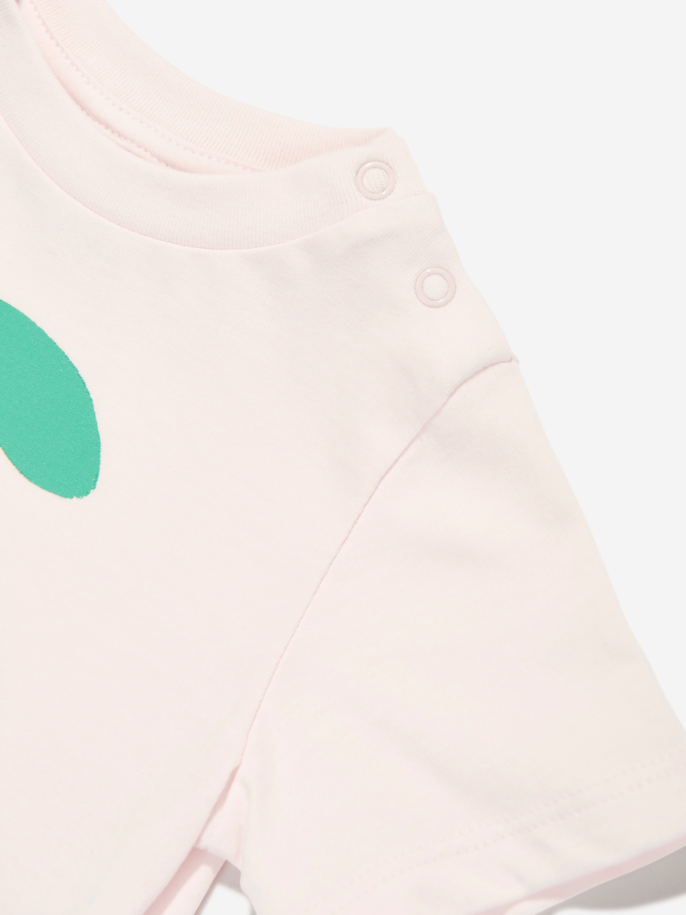 Adorable Pink Cherry Print Baby Girls T-Shirt - Soft & Comfortable for Playtime & Outings