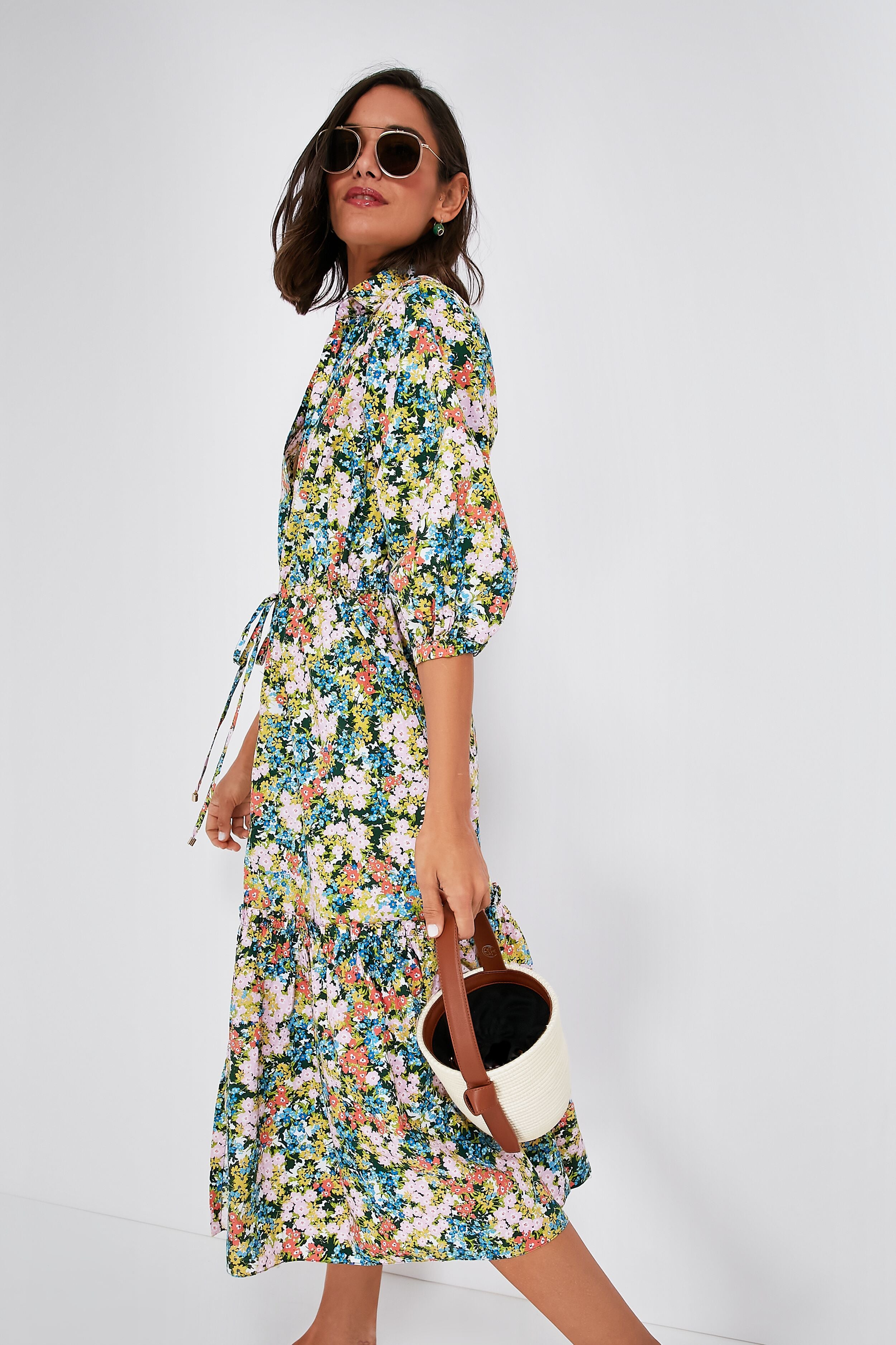 Blush Fields Hutton Dress - Elegant Floral Maxi Dress for Women | Perfect for Weddings, Parties & Summer Outfits