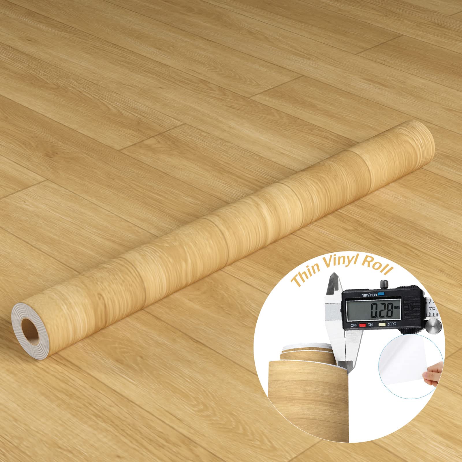 Oxdigi Peel and Stick Vinyl Flooring Roll - 24