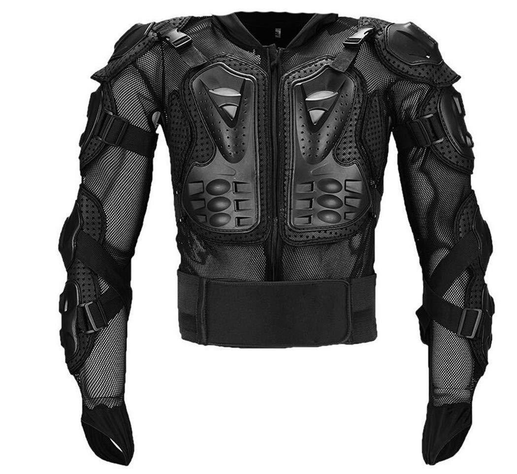 **Men's Motorcycle Jacket with Full Body Protective Armor - CE Certified for Motocross, Skating, Scooter & Dirt Bike Riding - Durable ATV & Pit Bike Safety Gear for Off-Road Adventures**