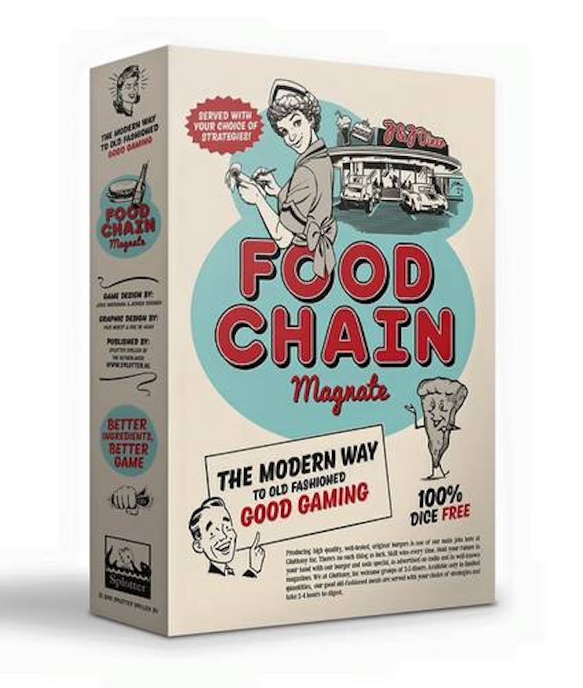 Food Chain Magnate Board Game by Splotter - Competitive Restaurant Business Strategy Game for Adults & Teens - Perfect for Game Nights & Strategy Lovers