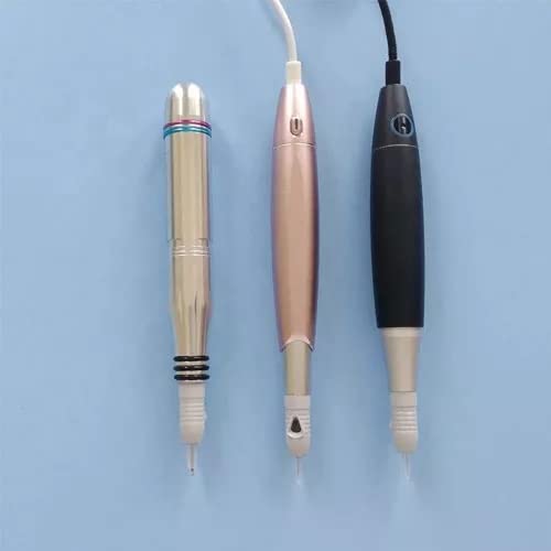 5Pcs Disposable Stainless Steel Microblading Needles for Permanent Makeup - 3P Cartridge Needles (8mm) Compatible with Charmant Machine - Perfect for Eyebrow Tattoo, Ombre Brows & Powder Brows Salon Use