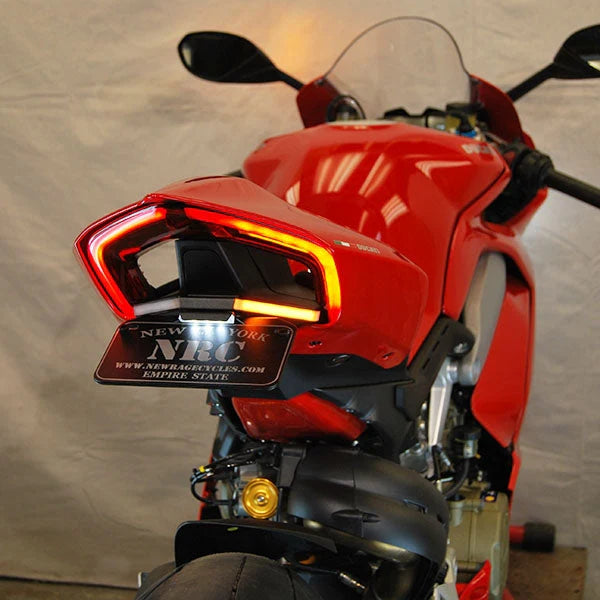 Ducati Panigale V2 Fender Eliminator Kit for 2020-2024 Models - Lightweight Tail Tidy License Plate Bracket for Motorcycle Customization & Street Legal Compliance