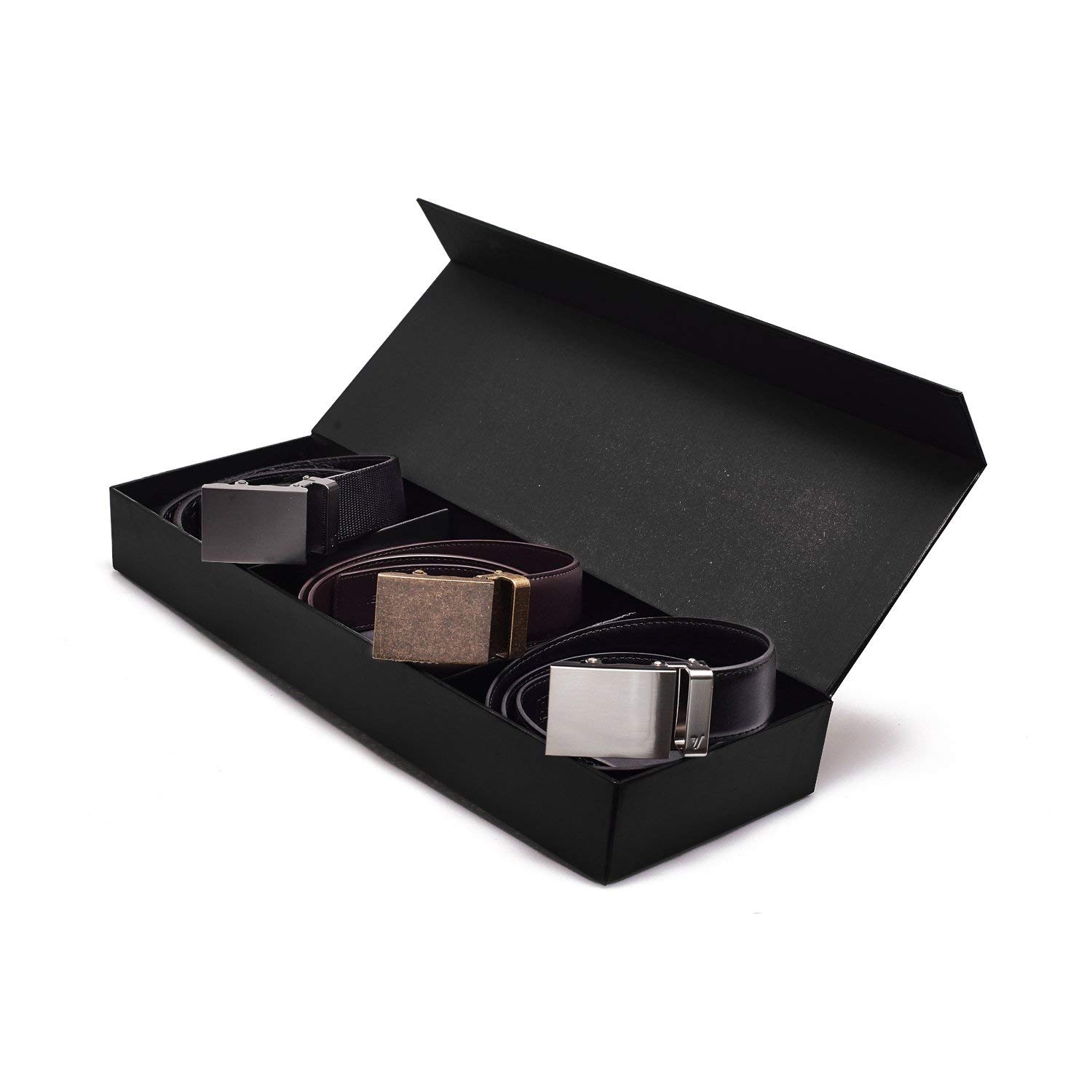 Mission Belt for Men - Adjustable Ratchet Belt with Premium Gift Box | Perfect for Casual, Business & Formal Wear | Durable & Stylish Belt for Everyday Use