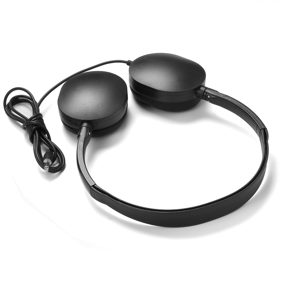 Wholesale Bulk 50 Pack KHP-50 In-Ear Headphones - Affordable Wired Earbuds for School, Airplane Travel, Hospital Use - Comfortable Noise Isolation Earphones for Students, Kids & Adults - Perfect for Online Classes, Commuting & Entertainment
