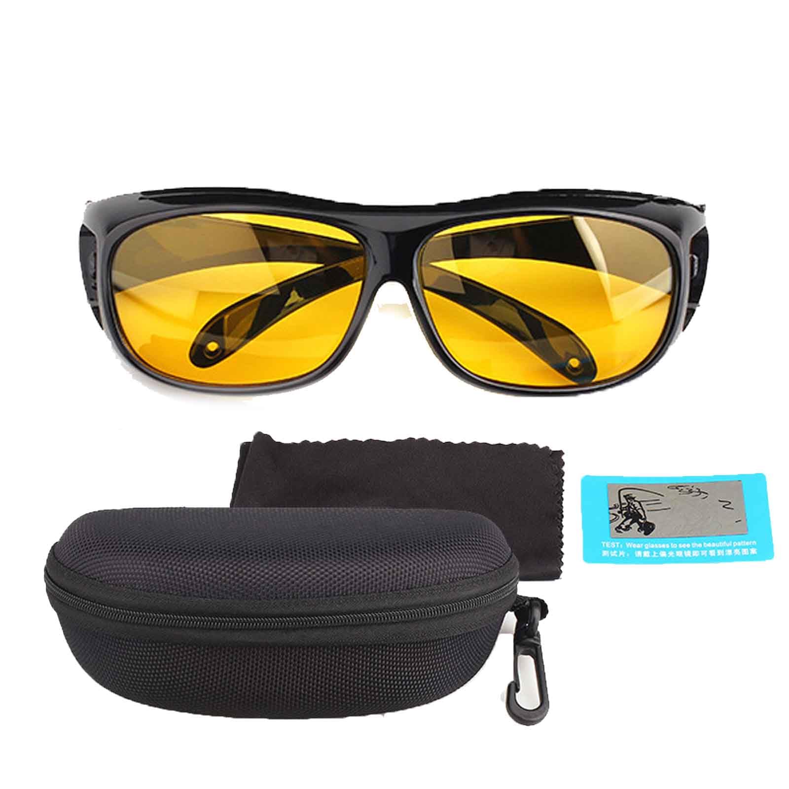 Libiyi Night Vision Glasses - Anti-Glare Driving Glasses for Enhanced Night Visibility | Perfect for Night Driving, Outdoor Activities & Low Light Conditions
