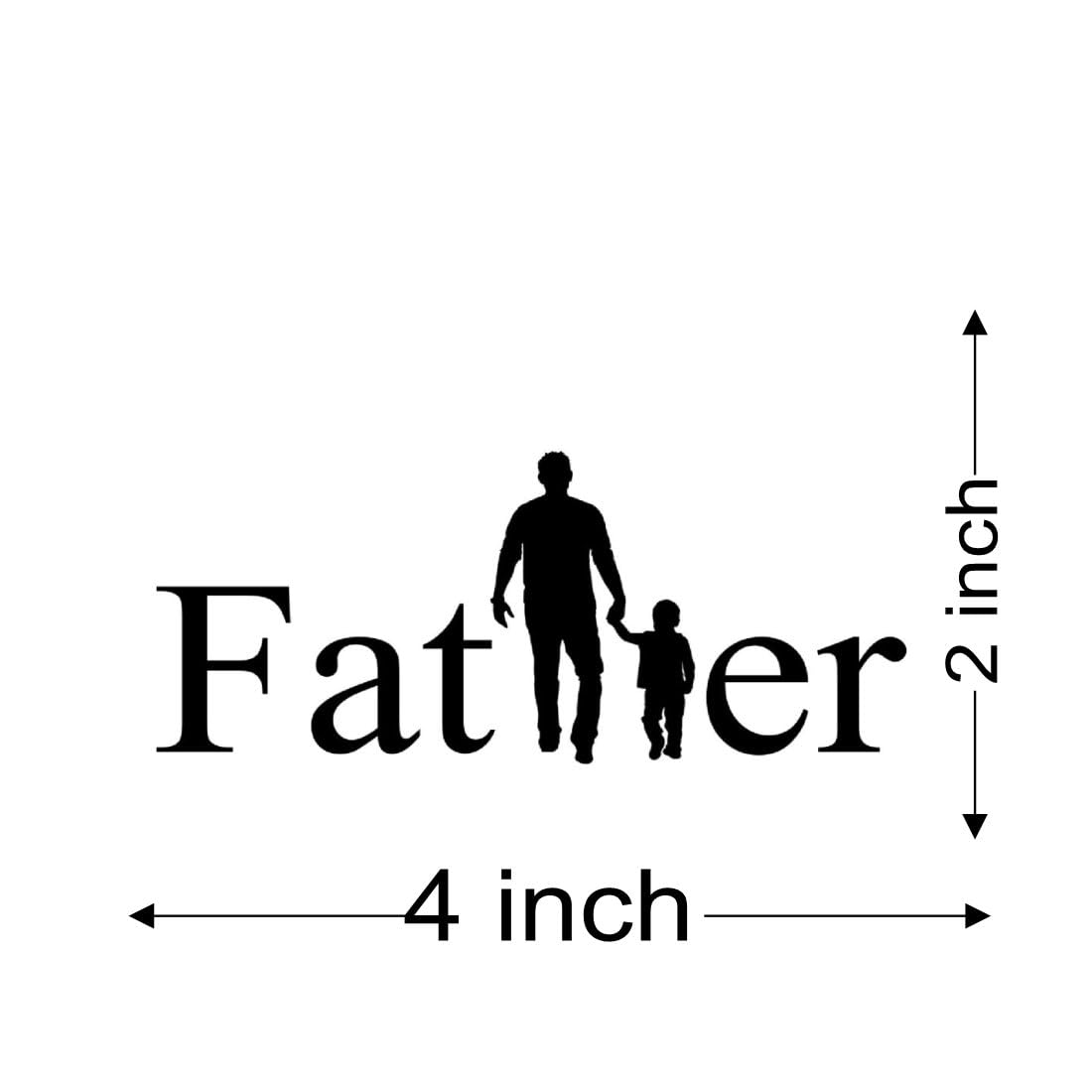 Tatmods Father and Son Black Temporary Tattoo - Waterproof Fake Tattoos for Men & Women - Perfect for Family Bonding, Father's Day Gifts, and Special Occasions