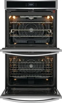 Frigidaire Gallery GCWD3067AF 30-Inch Double Electric Wall Oven - 15+ Cooking Modes, Stainless Steel - Perfect for Baking, Roasting & Family Cooking