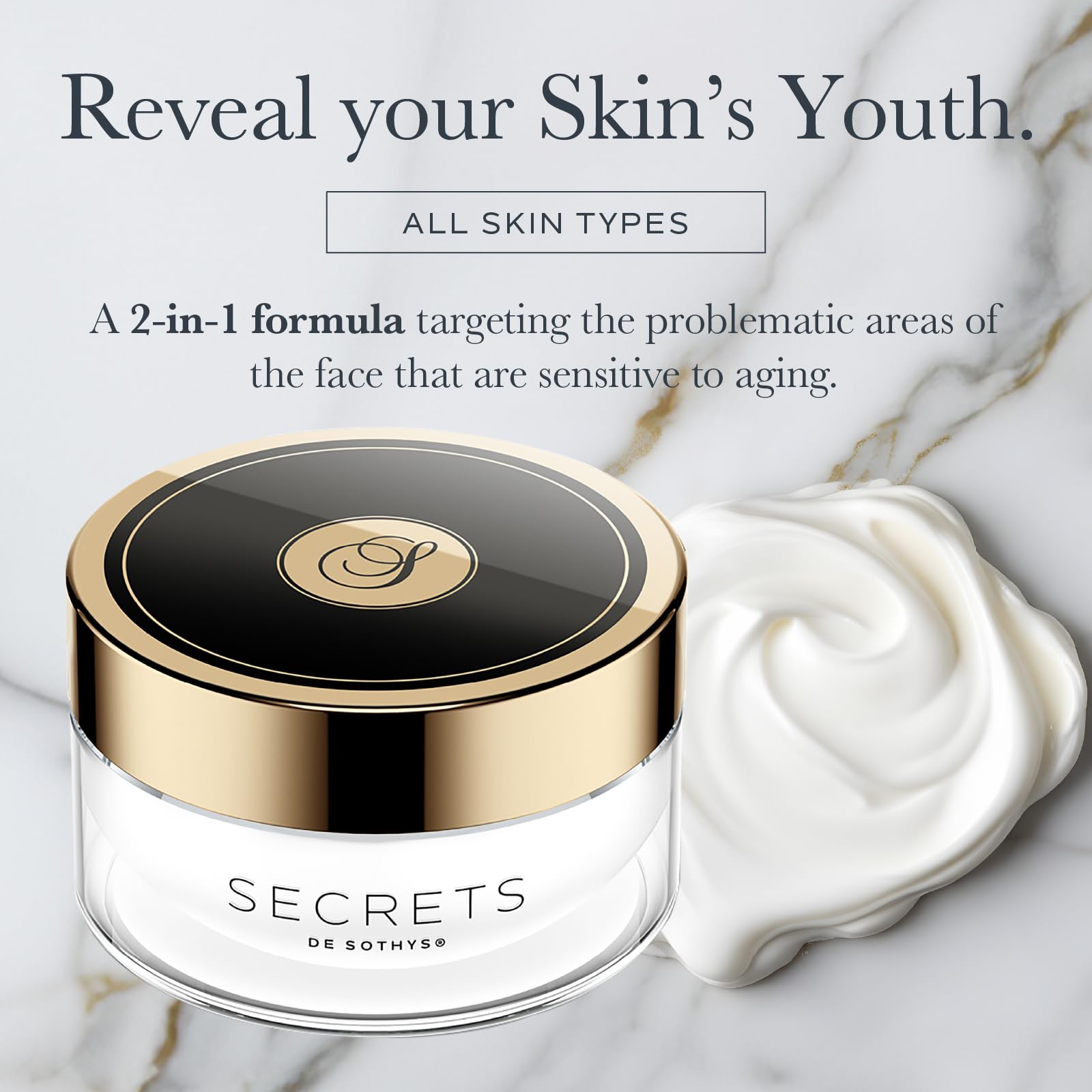SOTHYS Anti-Aging Eye & Lip Cream - Hydrating Wrinkle Treatment for Dark Circles & Fine Lines | Day & Night Moisturizer for Sensitive Skin | Perfect for Daily Skincare Routine & Travel Essentials