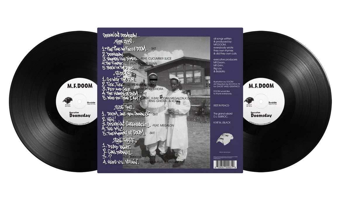 MF DOOM - Operation: Doomsday Bundle (4xLP Vinyl + 2 Posters) - Limited Edition Hip-Hop Collectible for Music Lovers & Vinyl Enthusiasts