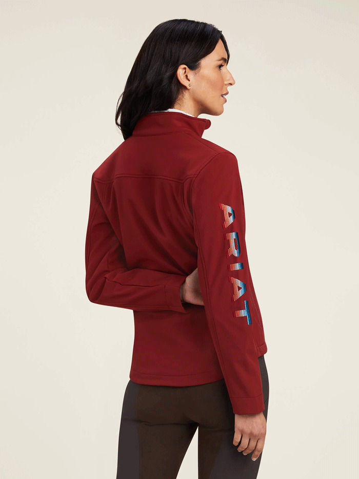 Ariat Women's New Team Softshell Jacket - Red 10041280 | Waterproof Windbreaker for Outdoor Activities & Horseback Riding