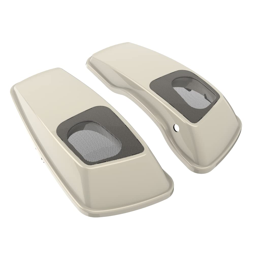 Color Matched 6X9 Saddlebag Speaker Lids for 2014+ Harley Davidson Touring Bikes - Perfect for Road Trips & Custom Audio Upgrades
