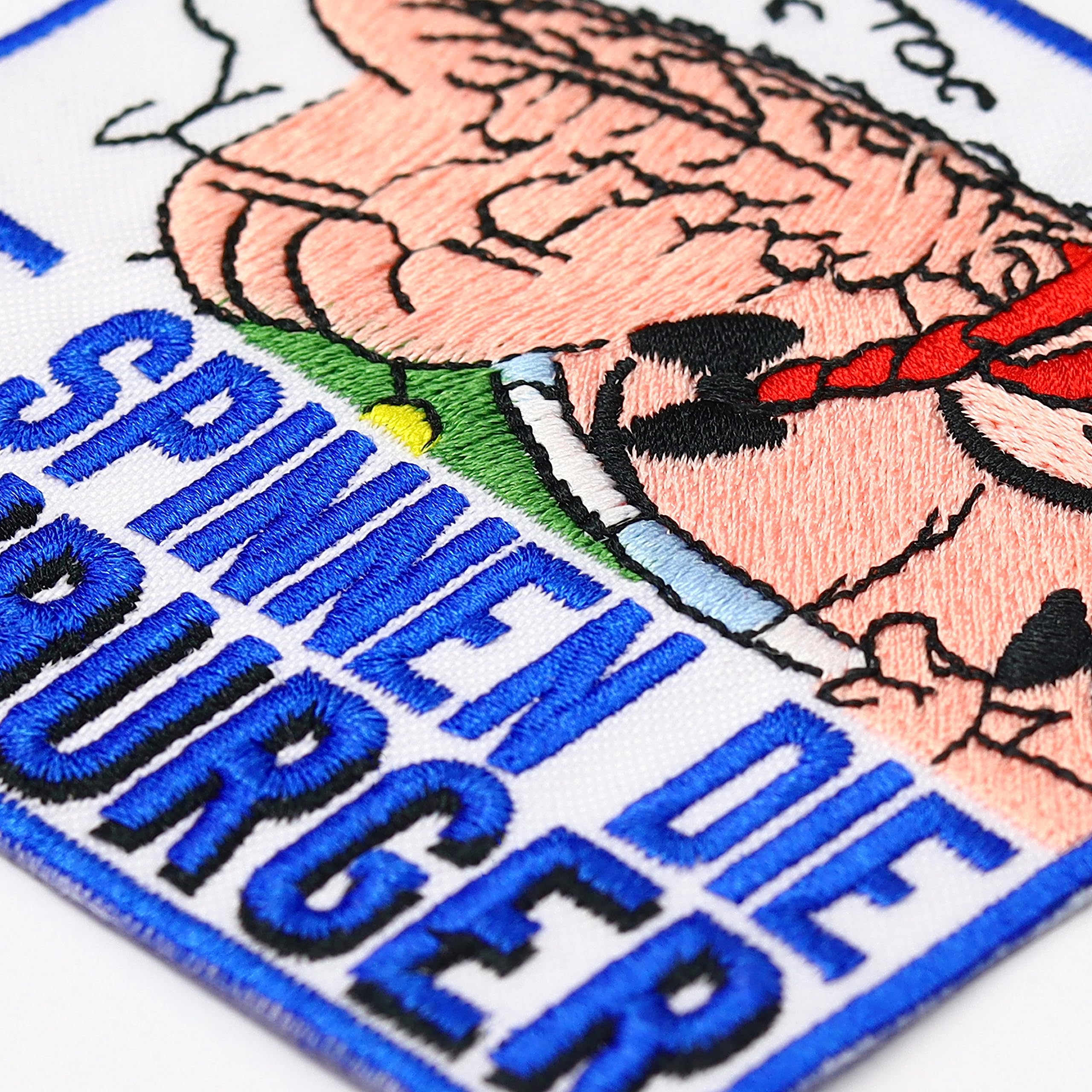 Crazy Anti Hamburg Obelix Soccer Fan Iron-On Patch Badge for Jerseys, Jackets & Caps - Perfect for Football Supporters & Costume Accessories