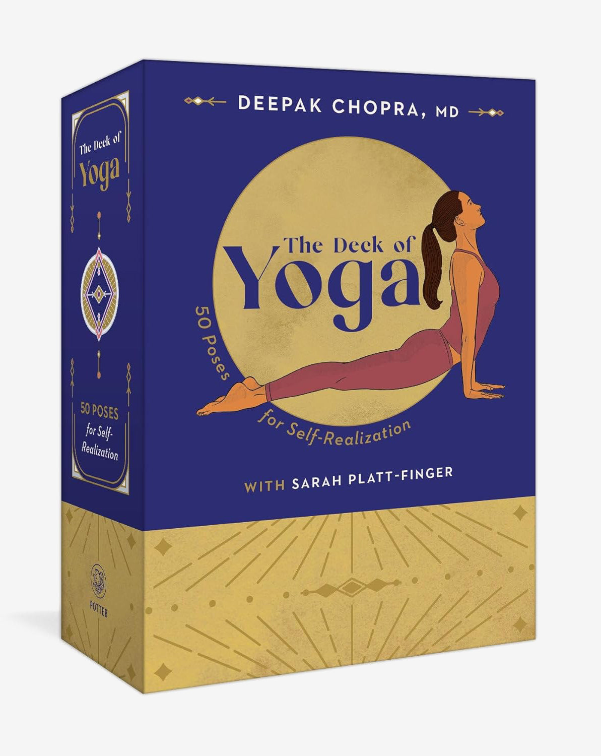 50 Yoga Poses Deck for Self-Realization | Yoga Pose Cards for Home Practice, Meditation & Mindfulness