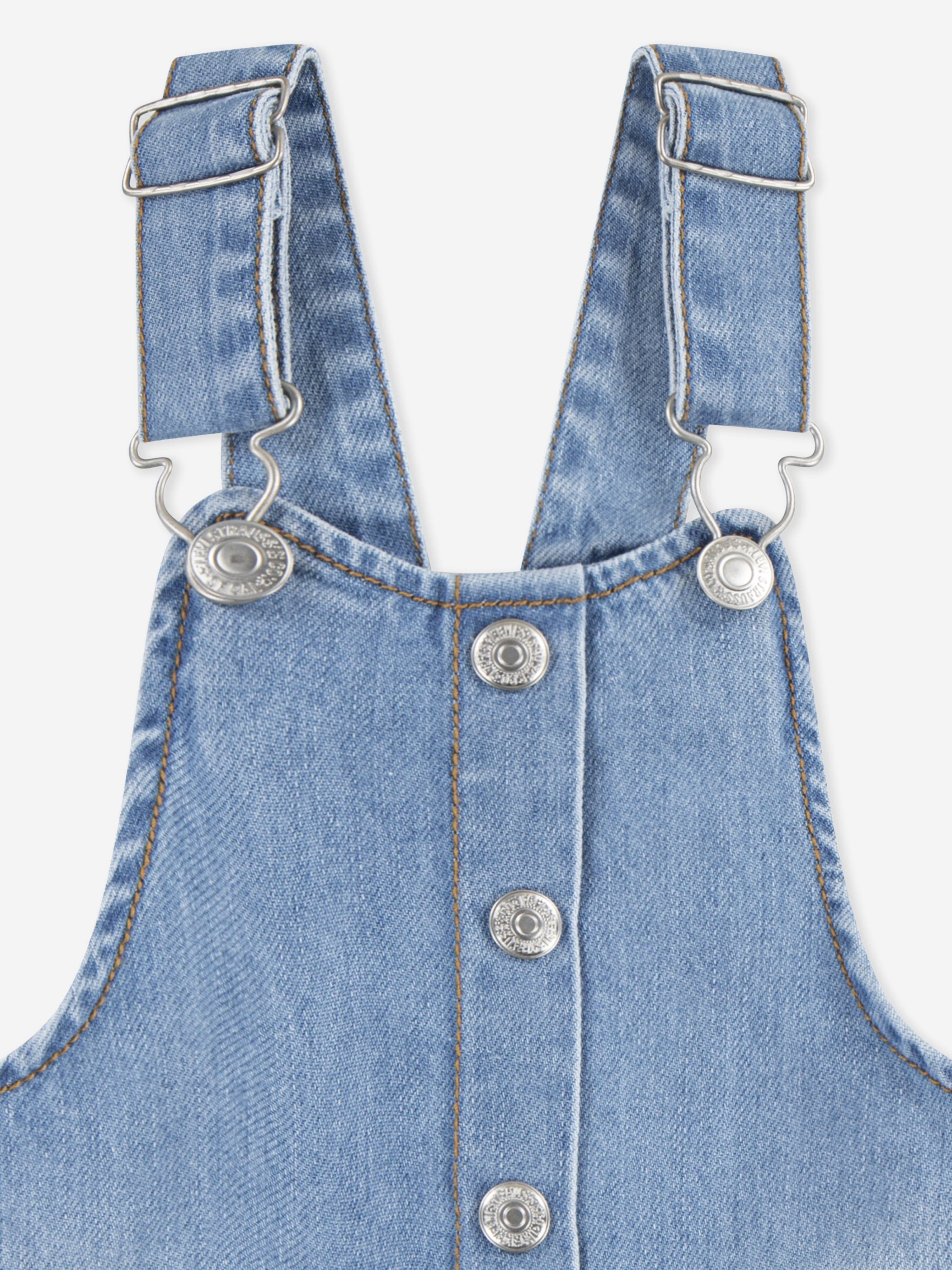 Baby Girls Cargo Pocket Skirtall in Blue - Stylish & Comfortable Toddler Jumper for Playdates, Daycare & Outdoor Adventures